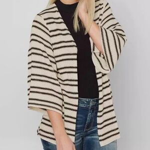daytrip large striped cardigan sweater
